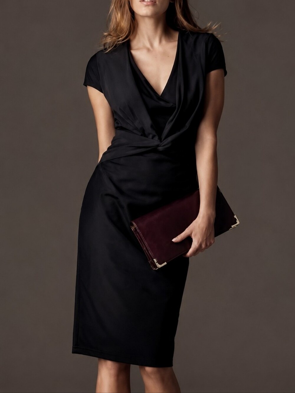 NWT REISS | Maddox Twist Front Dress